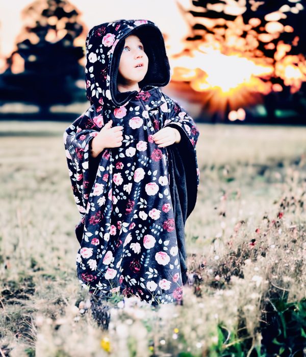 Poncho pour l'auto en minky